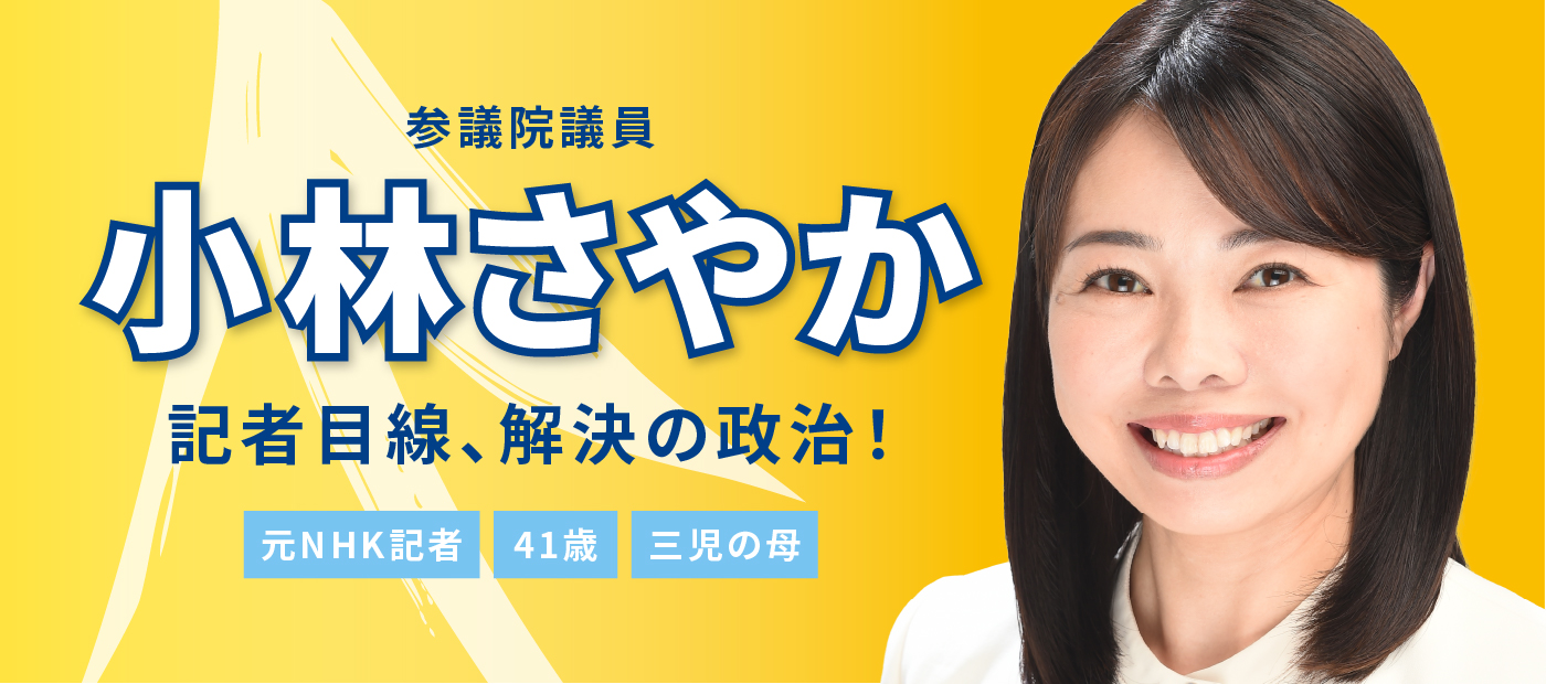小林さやか | 参議院議員 国民民主党